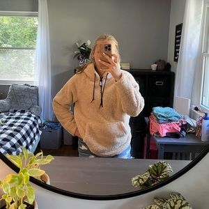 Pink fluffy sweatshirt